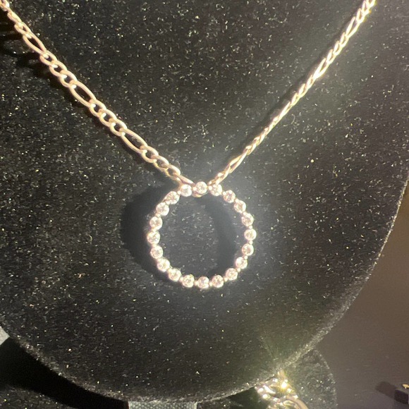 Jewelry, set clear, Gemstone ring, size 9 eternity pendant fine jewelry - Picture 2 of 6